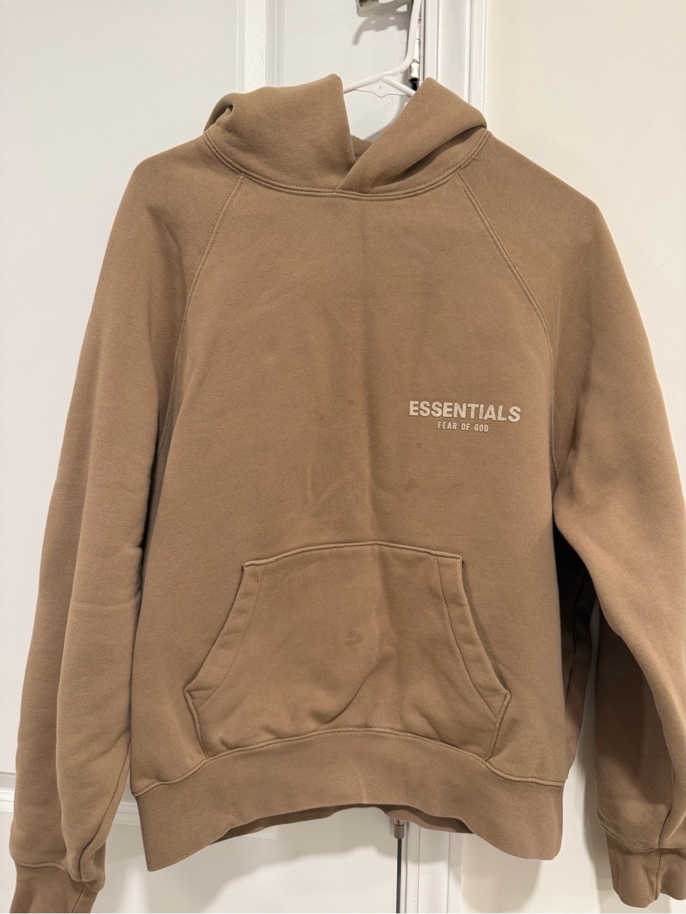 Fear of God ESSENTIALS Brown/Tan Pullover Hoodie size XXS (run big)